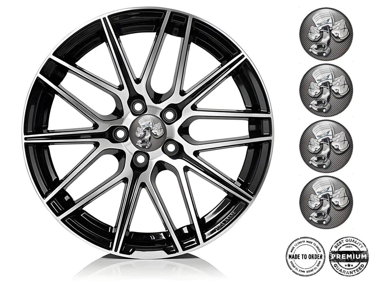 Wheel Stickers Precision Interstellar Cascade